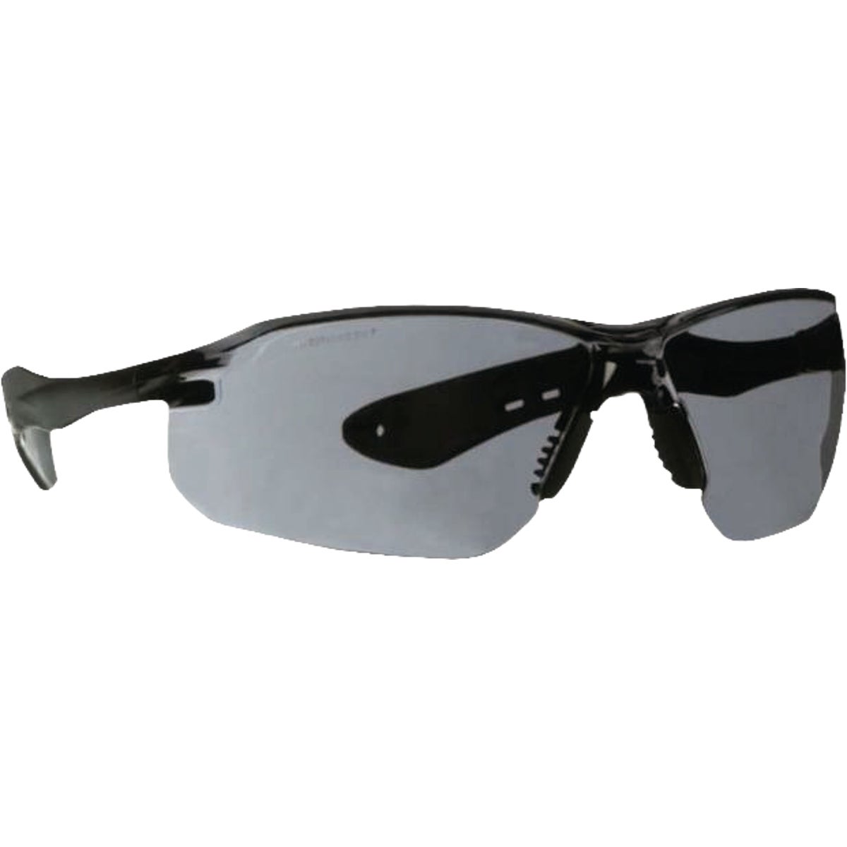 3M Black/Red Frame Flat Temple Safety Glasses with Anti-Scratch Gray Lenses Image 3