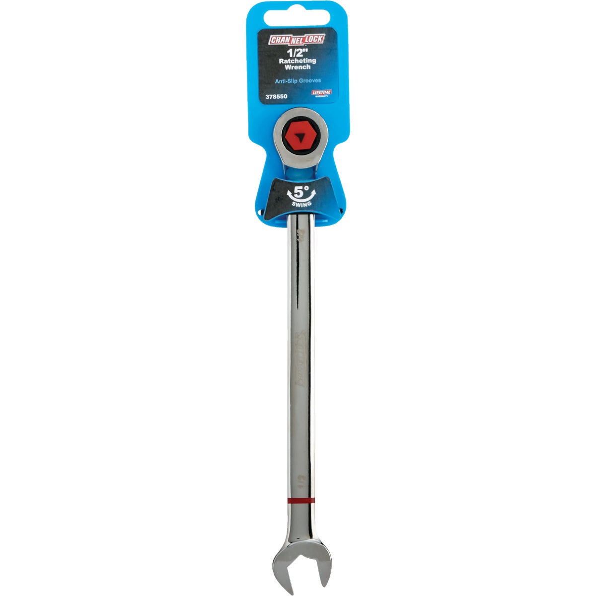 Channellock Standard 1/2 In. 12-Point Ratcheting Combination Wrench Image 2