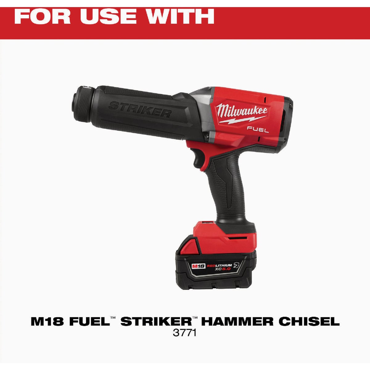 Milwaukee Hammer Chisel Bit Set (5-Piece) Image 3