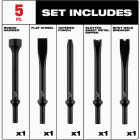 Milwaukee Hammer Chisel Bit Set (5-Piece) Image 2