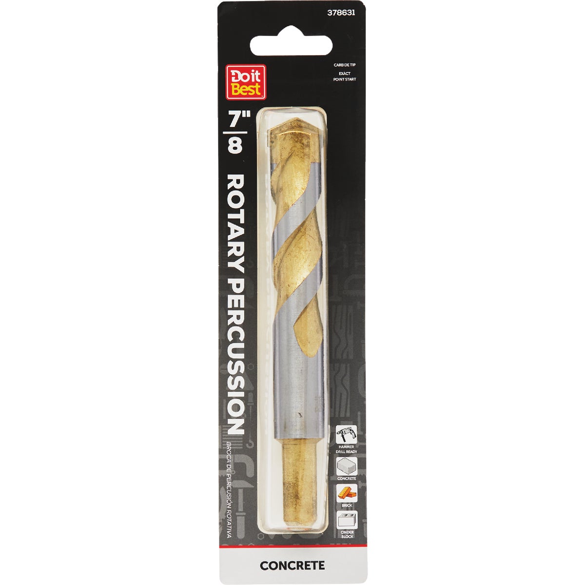 Do it Best 7/8 In. x 6 In. Rotary Percussion Masonry Drill Bit Image 1