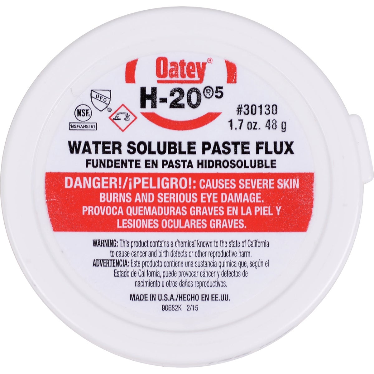 Oatey 1.7 Oz. H2O No. 5 Water Soluble Paste Flux (12-Pack)