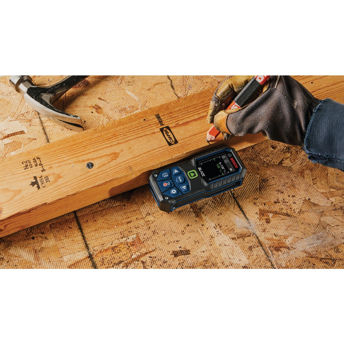 Bosch BLAZE Green-Beam 165 Ft. Laser Measure Image 5
