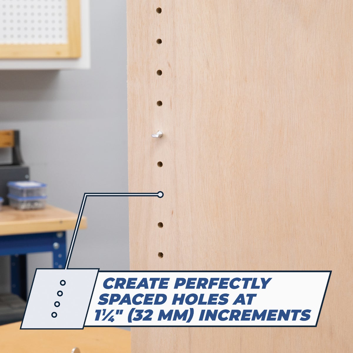 Kreg Shelf Pin Jig with 5mm Bit Image 4