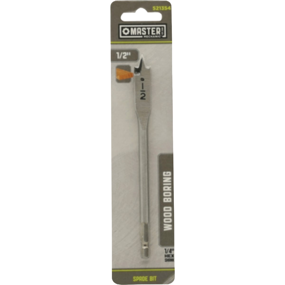 Master Mechanic 1/2 In. Wood Boring Spade Drill Bit Image 1