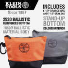 Klein 1-Pocket 8-1/2 In. & 9 In. Stand-Up Zipper Tool Bag (2-Pack) Image 4