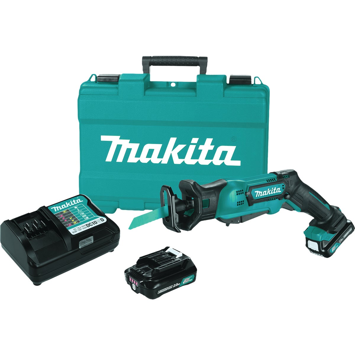 Makita 12V CXT Cordless Reciprocating Saw Kit with Battery & Charger