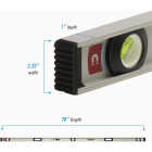 Channellock 78 In. Magnetic I-Beam Level Image 2
