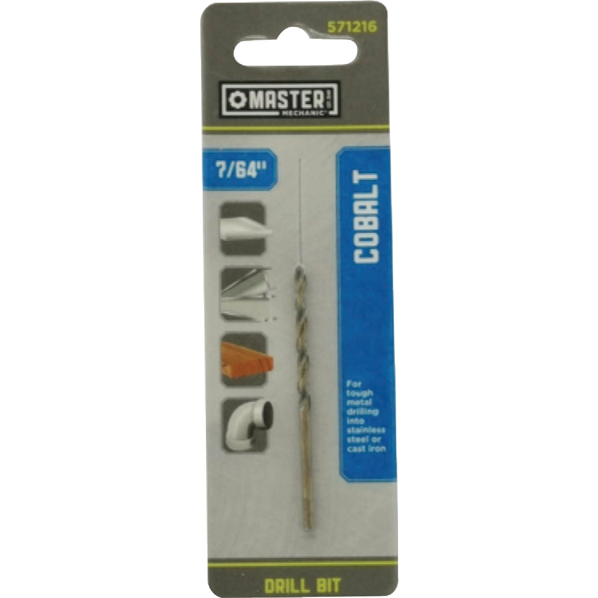 Master Mechanic 7/64 In. x 2-5/8 In. HSS with Cobalt Drill Bit Image 1