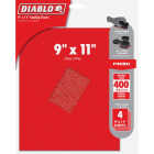 Diablo 9 In. x 11 In. 400 Grit Micro Fine Sandpaper (4-Pack) Image 1