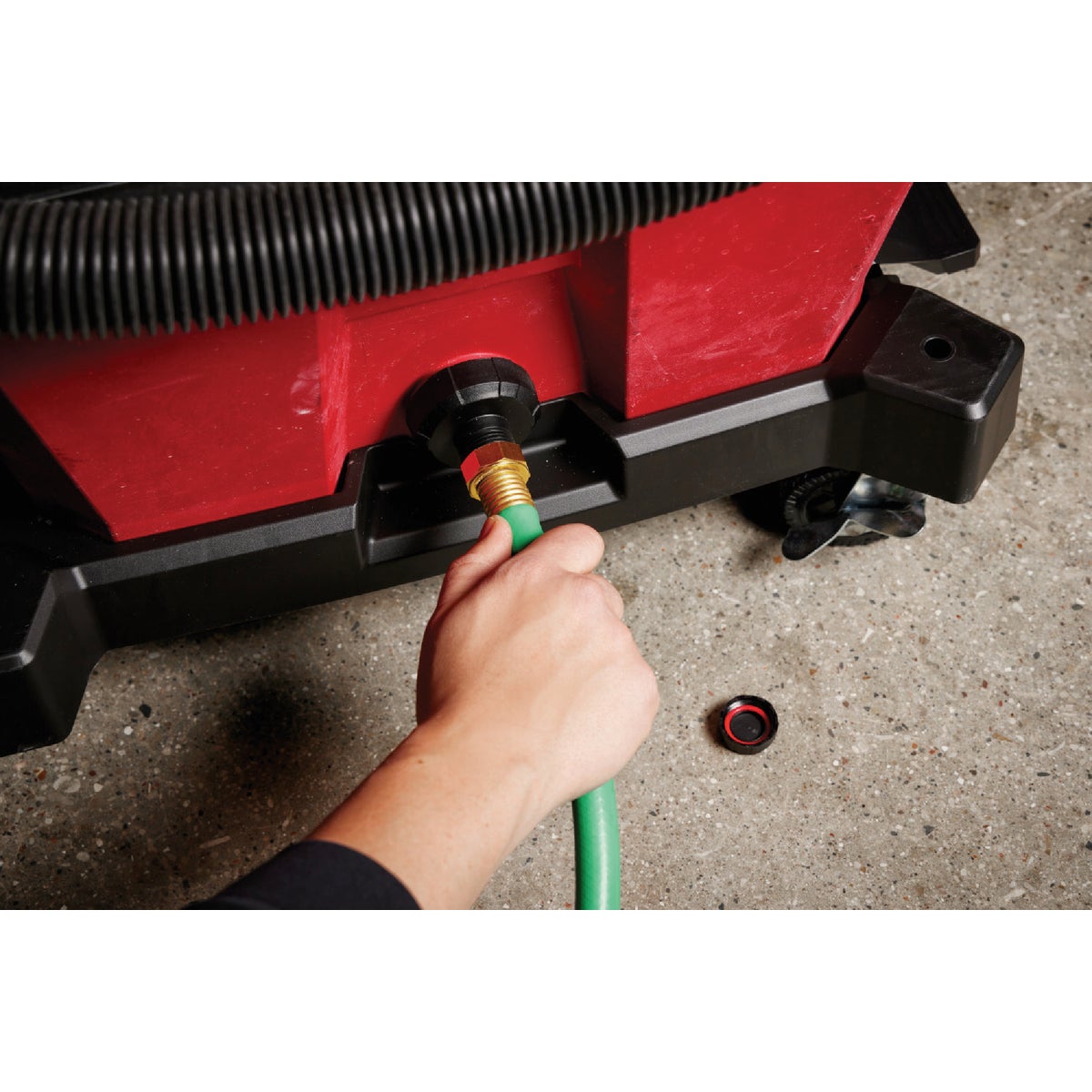 Milwaukee 5/8 In. Black Plastic Vacuum Drain Adapter Image 3