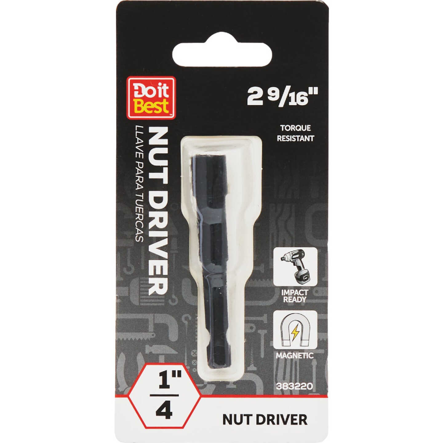 Do it Best 1/4 In. x 2-9/16 In. Magnetic Impact Nut Driver Image 1