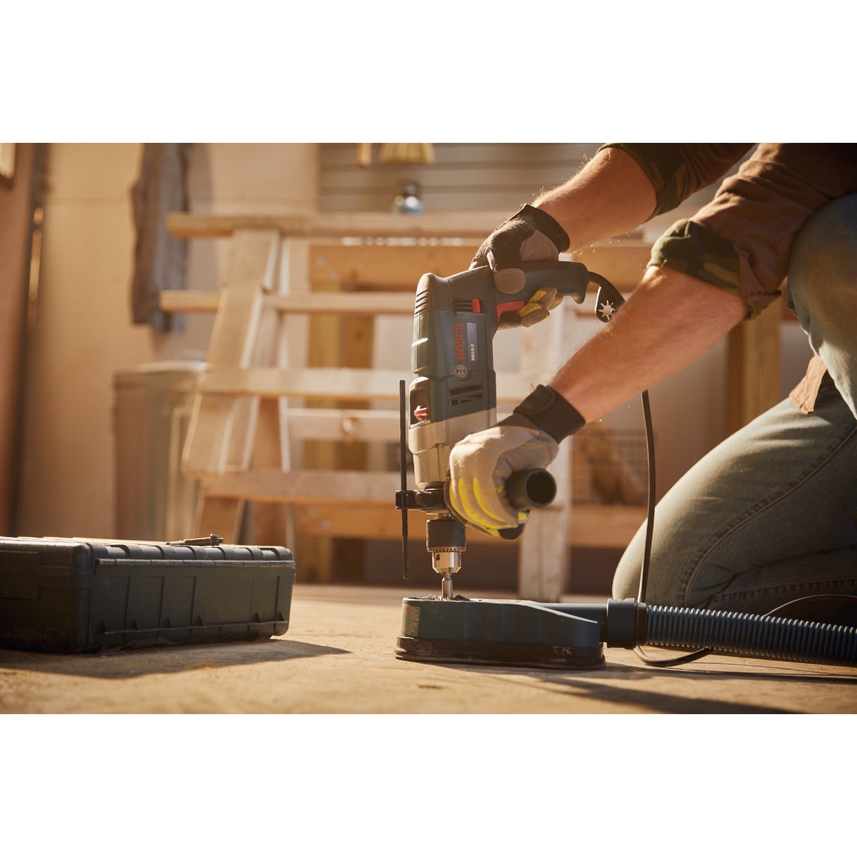 Bosch 1/2 In. 8.5A 2-Speed Electric Hammer Drill (Tool Only) Image 2
