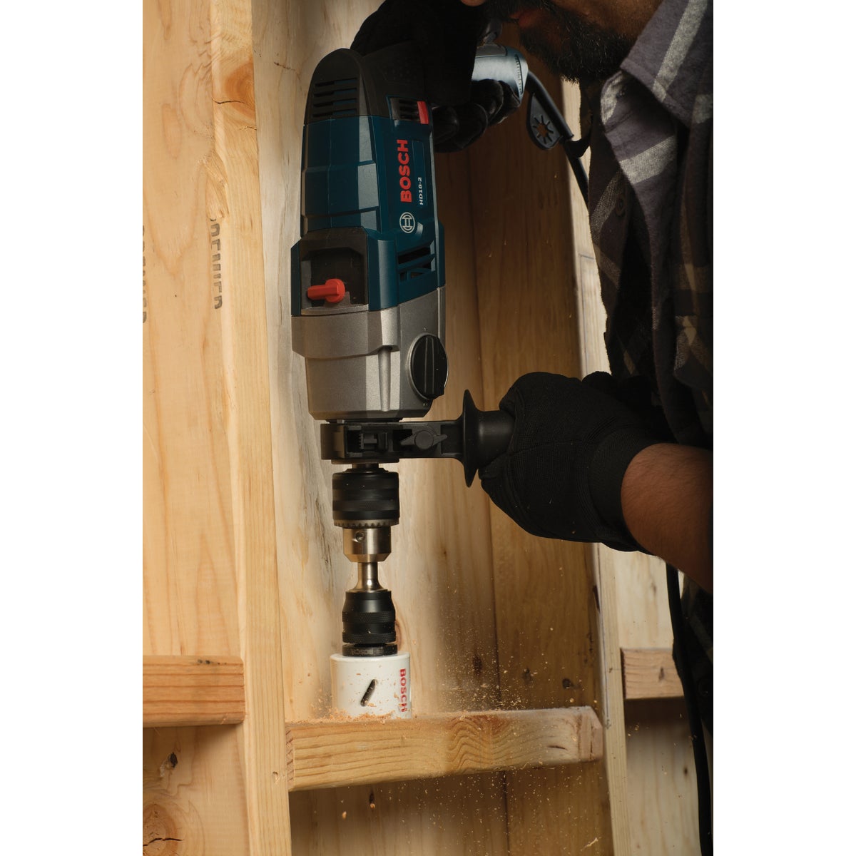 Bosch 1/2 In. 8.5A 2-Speed Electric Hammer Drill (Tool Only) Image 3