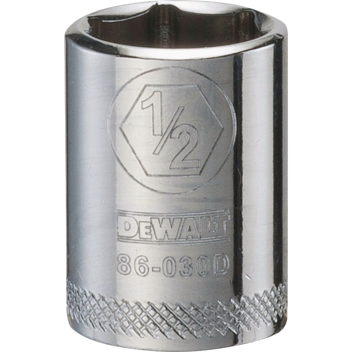 DEWALT 1/4 In. Drive 1/2 In. 6-Point Shallow Standard Socket