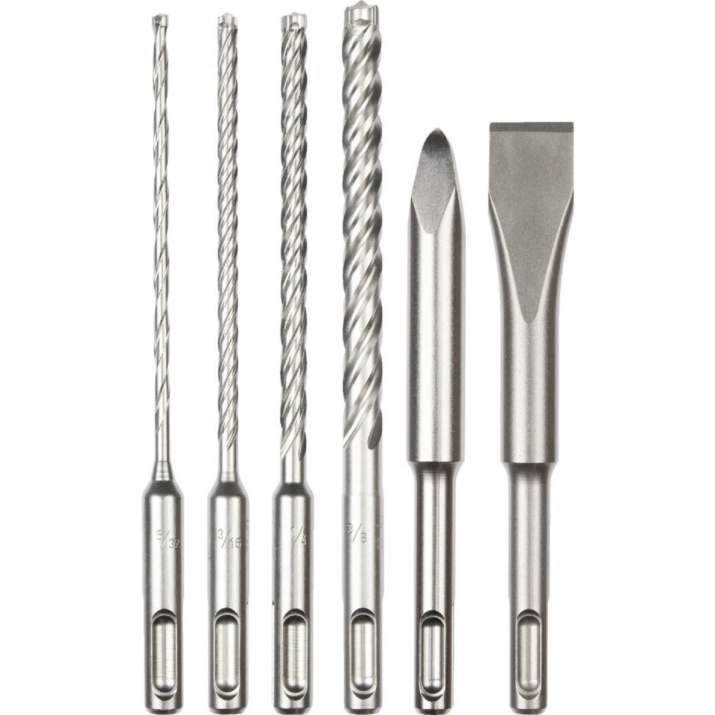 Milwaukee 6-Piece SDS Plus MX4 4-Cutter & Chisel Kit Image 1