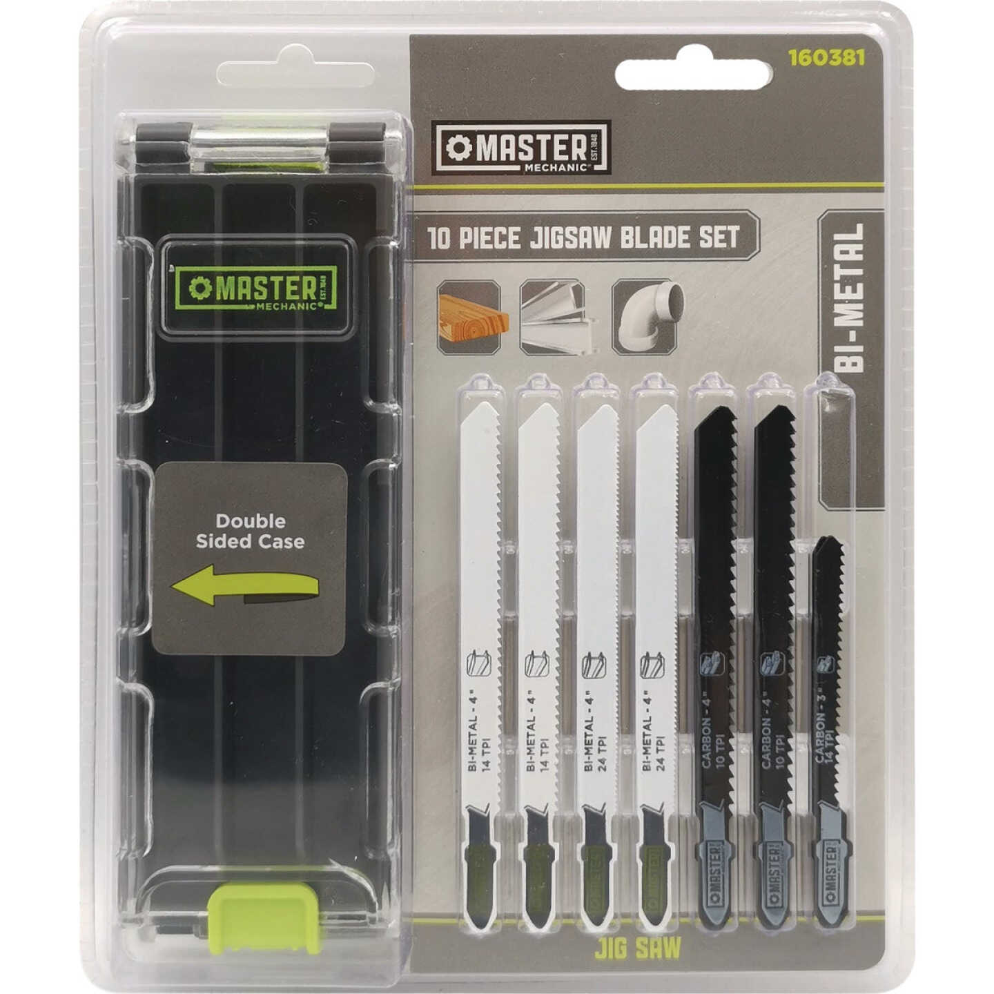 Master Mechanic Jigsaw Blade Set (10-Piece) Image 1