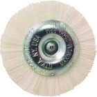Dico Nyalox 3 In. White Nylon Non-Abrasive Drill-Mounted Brush Image 1
