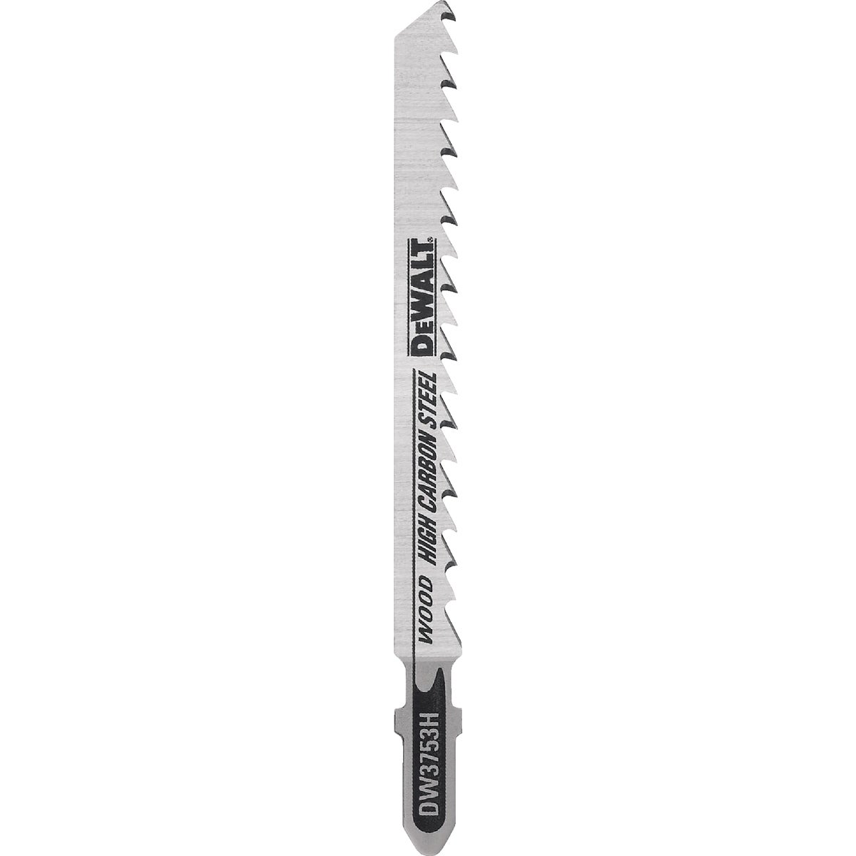 DeWalt 4 In. x 6 TPI T-Shank HCS Jig Saw Blade for Fast & Clean Wood (5-Pack) Image 1