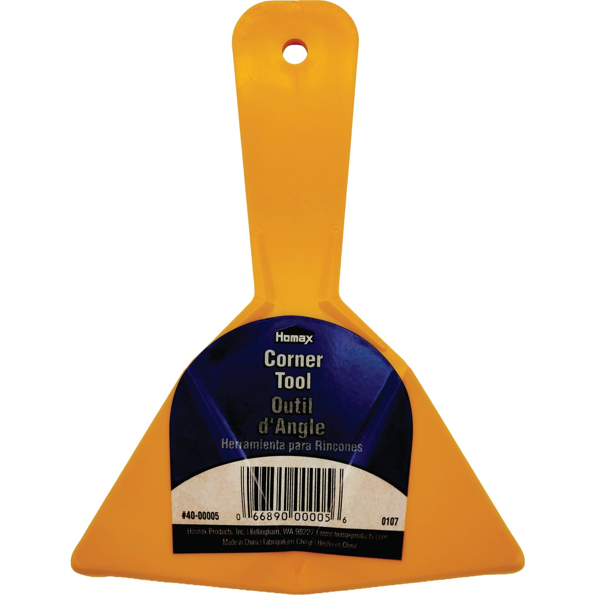 Homax Heavy-Duty Yellow Plastic Drywall Corner Tool