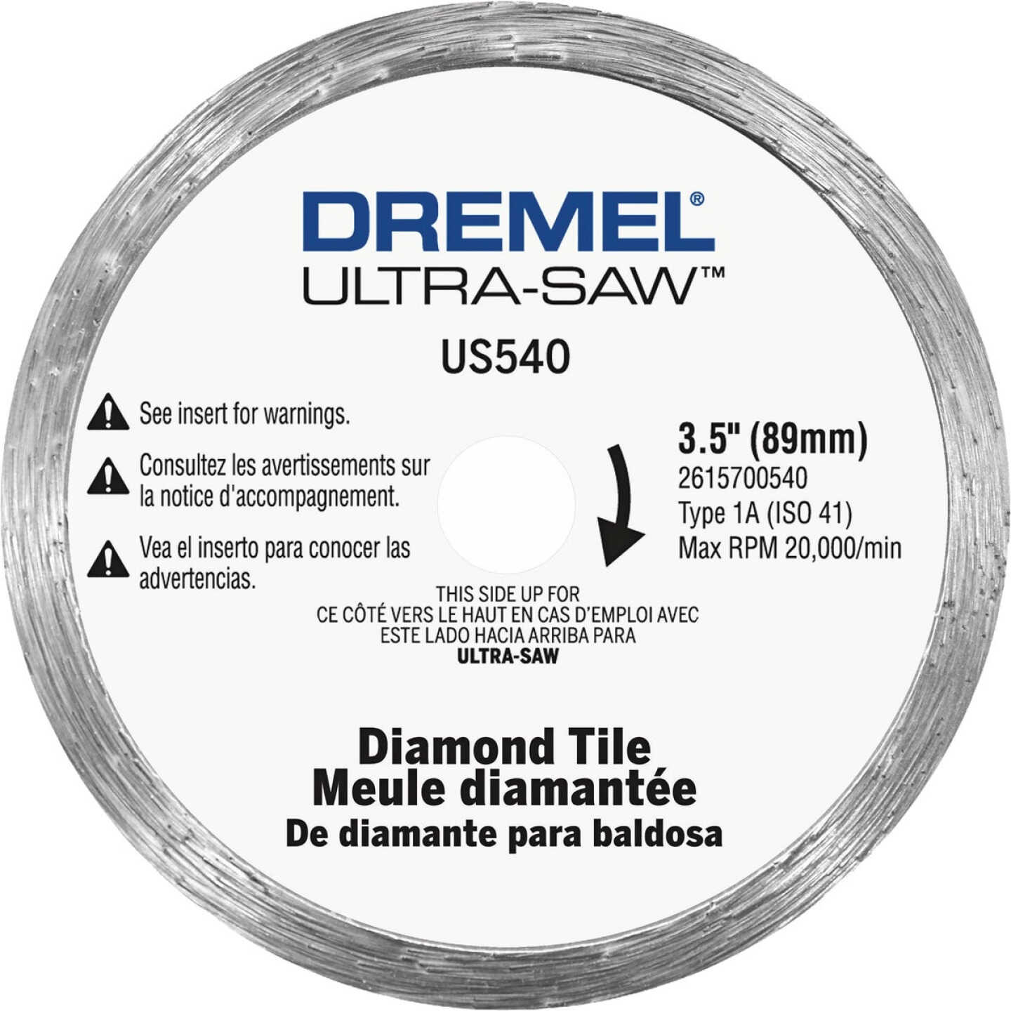 Dremel Ultra-Saw 3.5 In. Diamond Tile Wheel Image 1