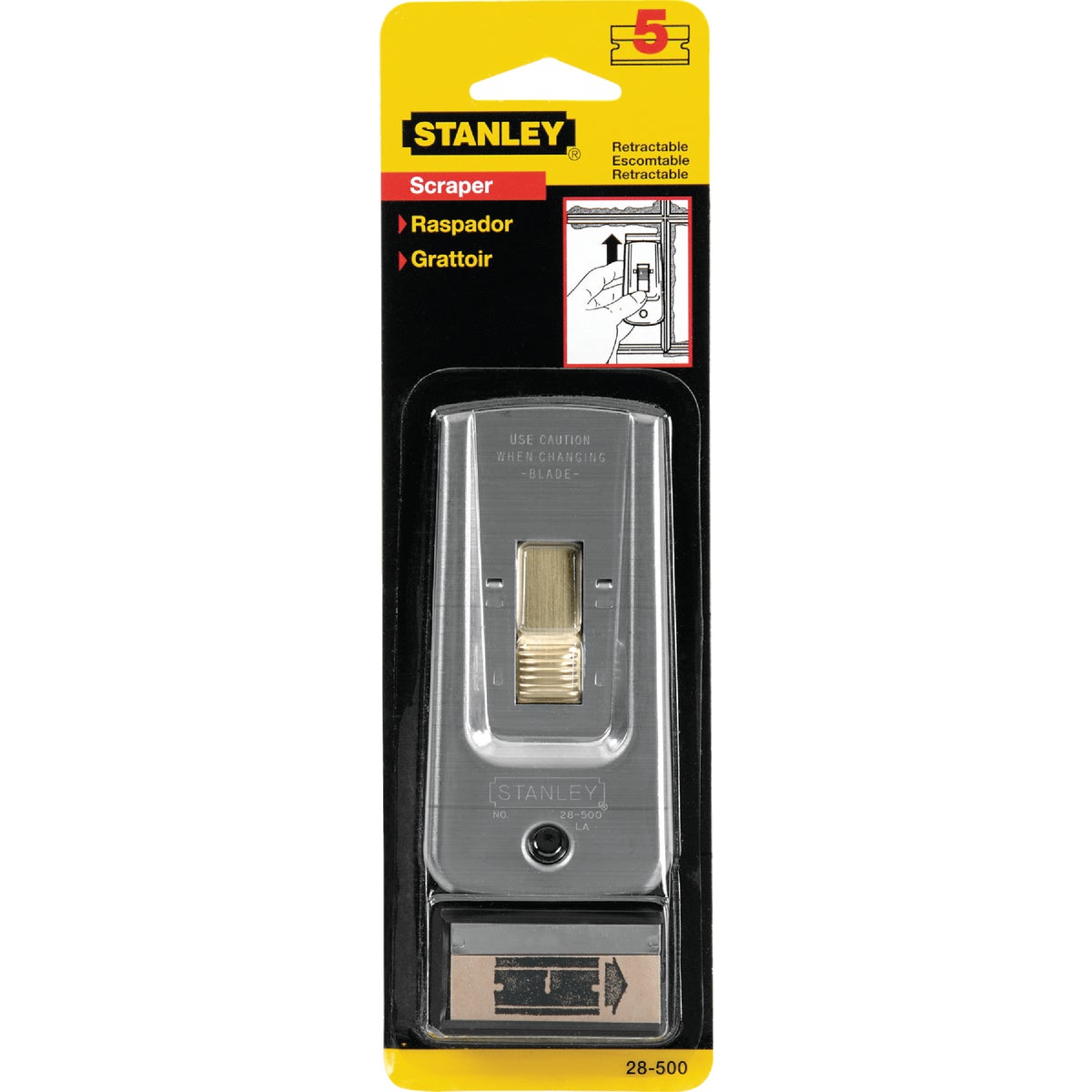 Stanley 3-3/4 In. Steel Razor Scraper Image 2