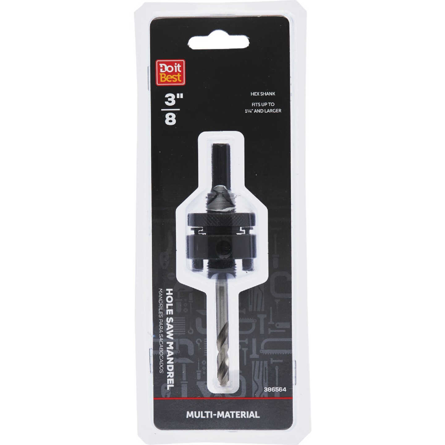 Do it Best 3/8 In. Hole Saw Mandrel Image 1