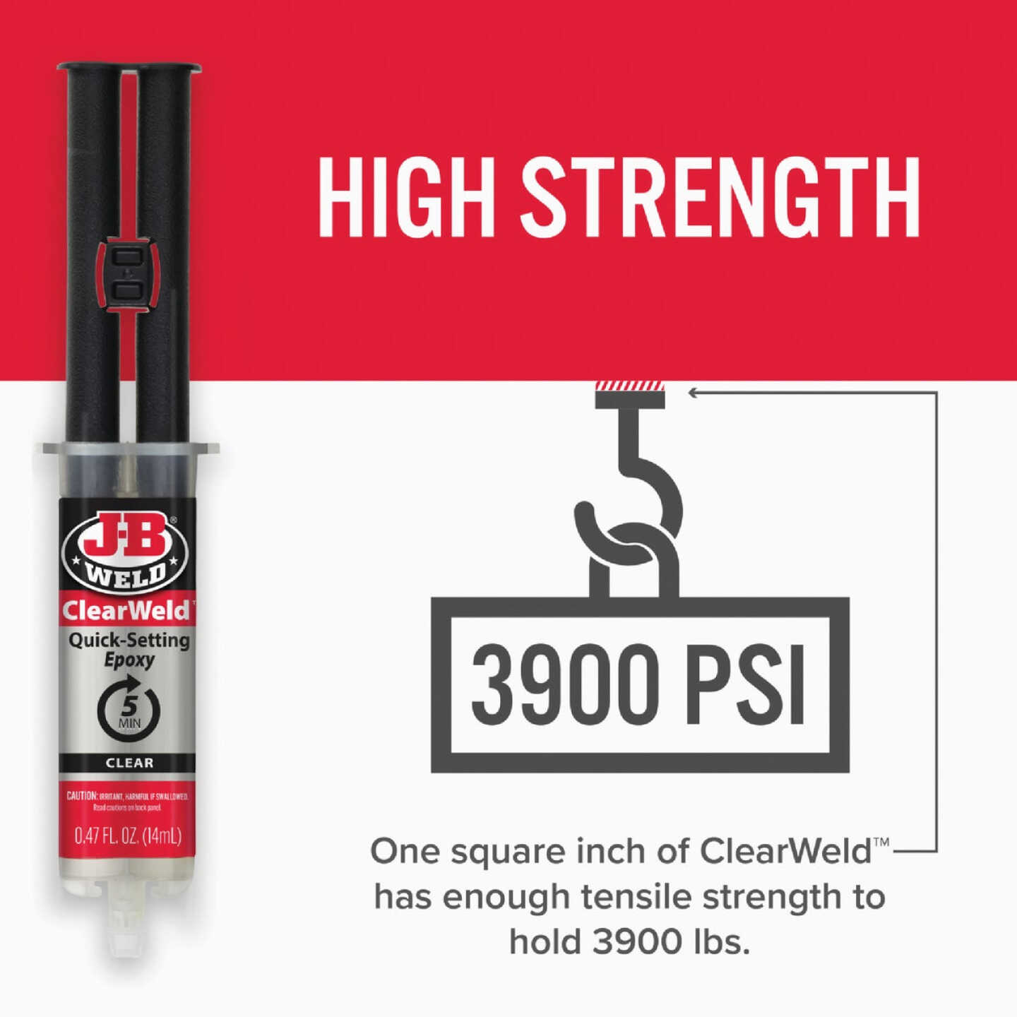 J-B Weld 0.47 Oz. ClearWeld Epoxy Image 5