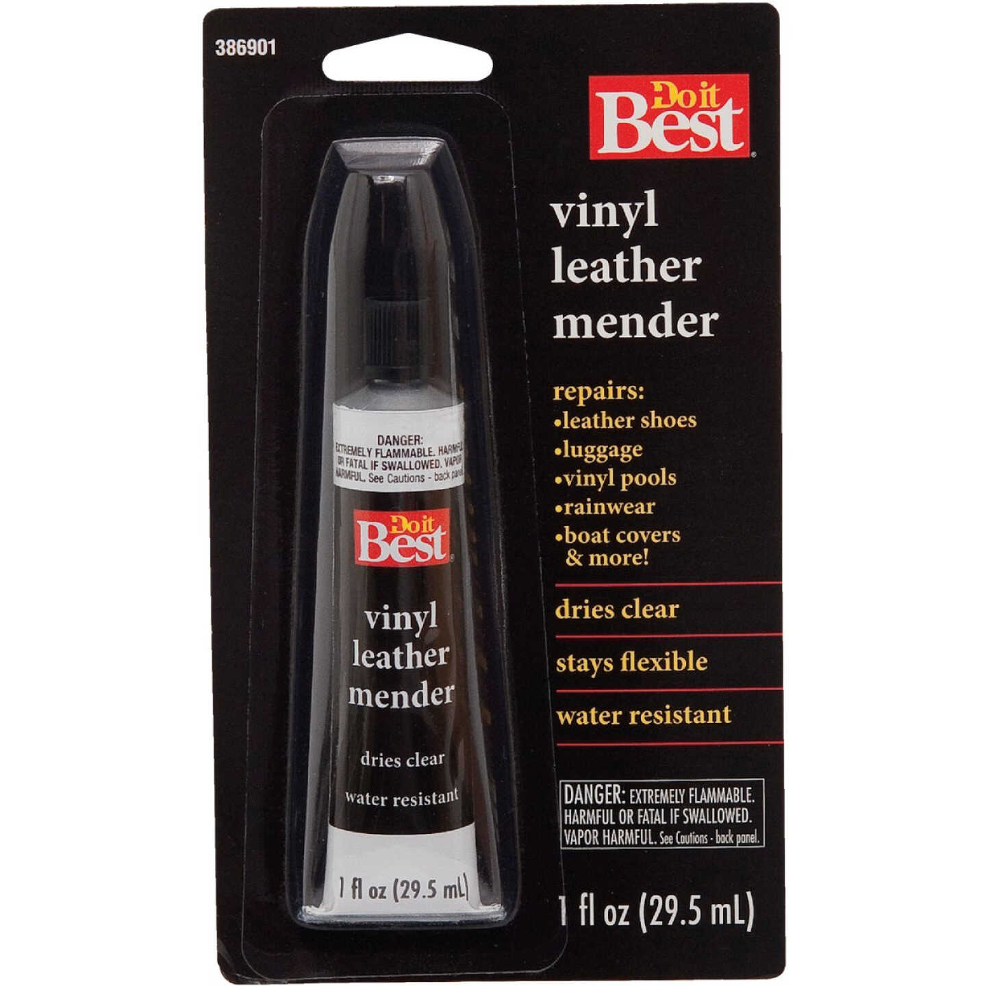Super Glue 1 Oz. Clear Vinyl & Leather Mender Repair Adhesive Image 2