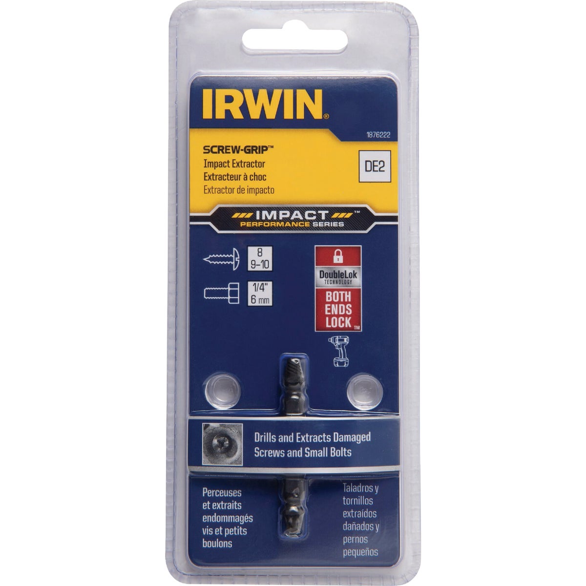 Irwin #2 Impact Screw Extractor Image 2