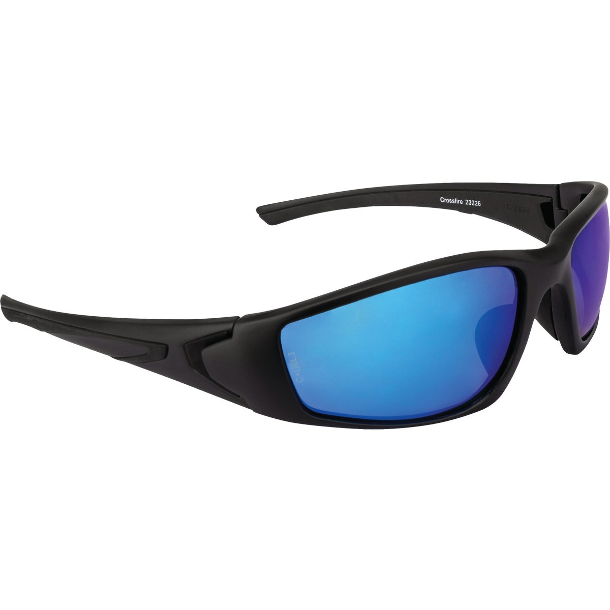 Crossfire RPG Premium Matte Black Frame Safety Glasses with Demi-Copper Mirror Lens Image 3