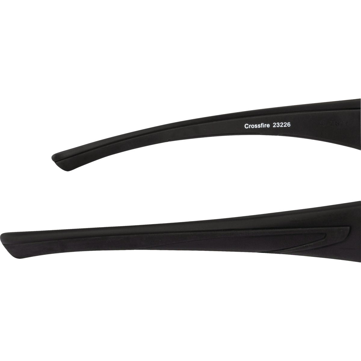 Crossfire RPG Premium Matte Black Frame Safety Glasses with Demi-Copper Mirror Lens Image 4