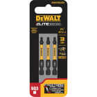 DEWALT Elite Series FlexTorq 2.25 In. Square #3 Impact Screwdriver Bit (3-Pack) Image 2
