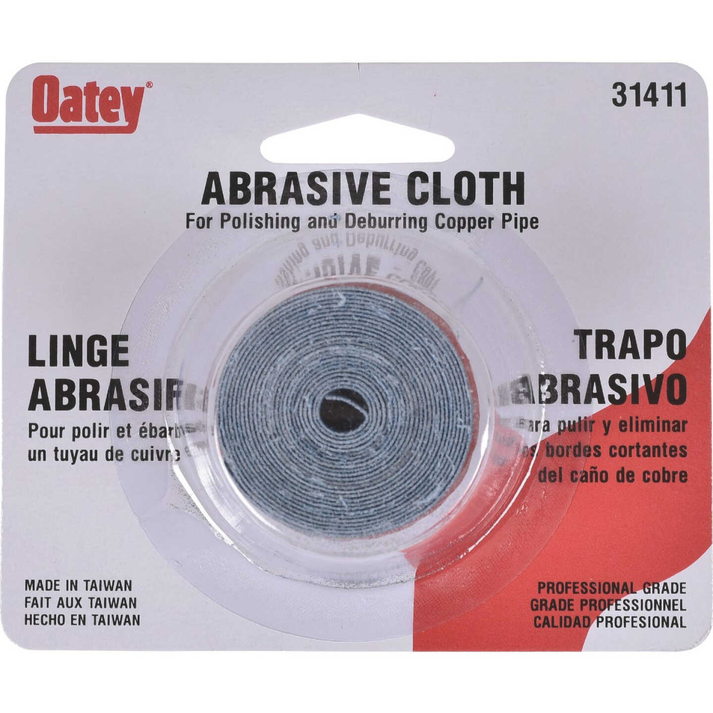 Oatey 1-1/2 In. x 2 Yd. 120-Grit Abrasive Sandcloth Image 1