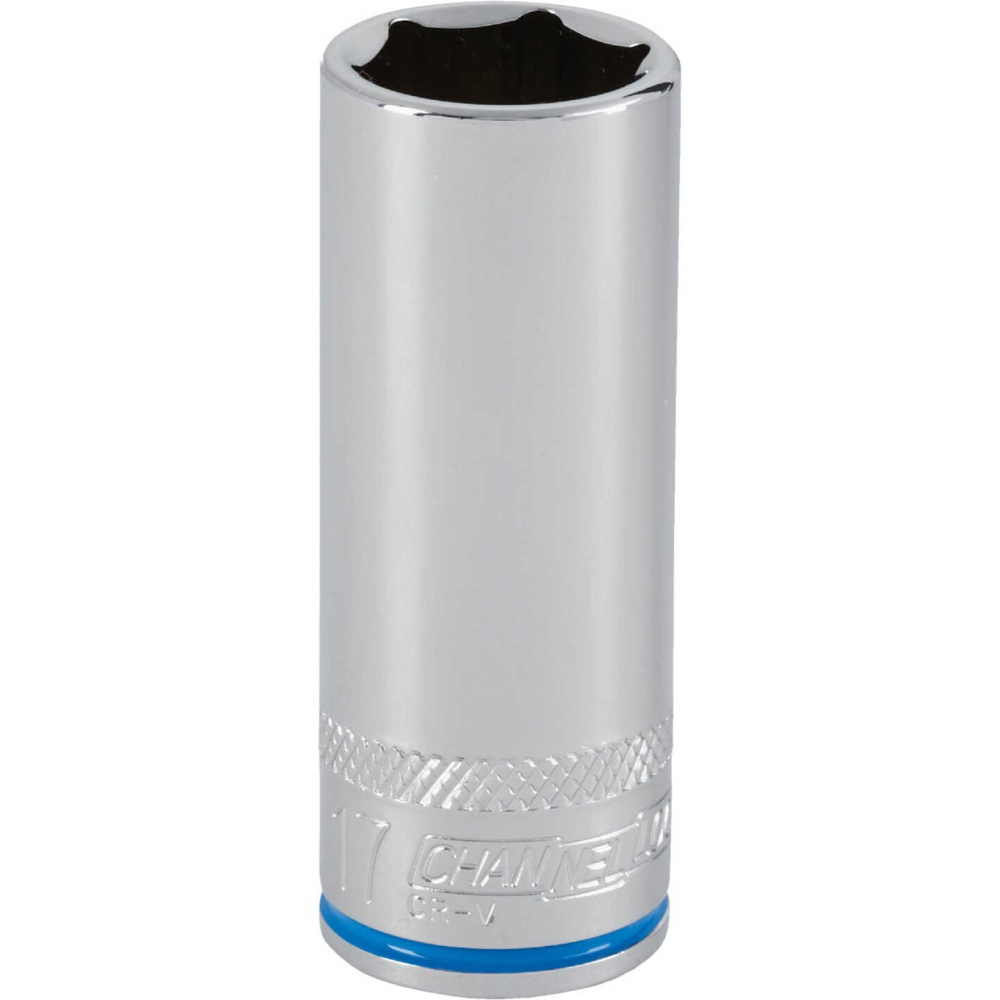Channellock 3/8 In. Drive 17 mm 6-Point Deep Metric Socket Image 1