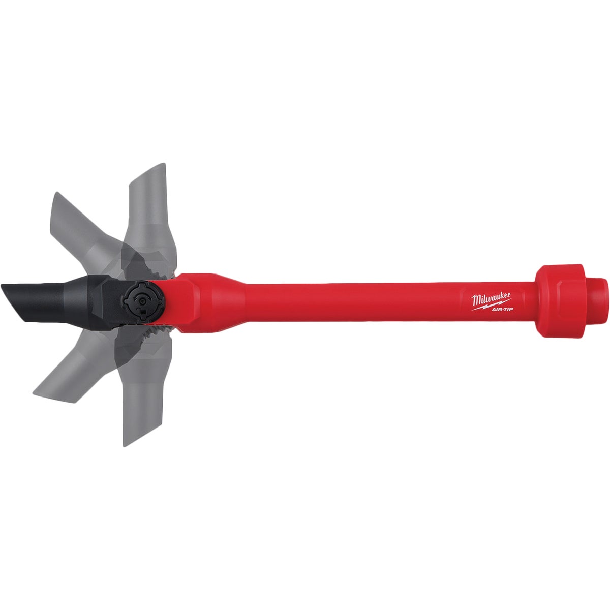 Milwaukee AIR-TIP 1-1/4 In. - 2-1/2 In. x 20 In. L Plastic Pivoting Extension Wand Image 4