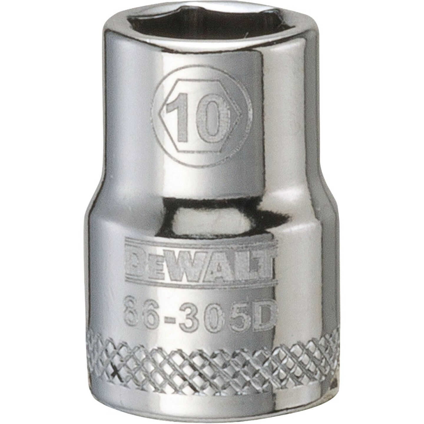 DEWALT 3/8 In. Drive 10 mm 6-Point Metric Socket Image 1