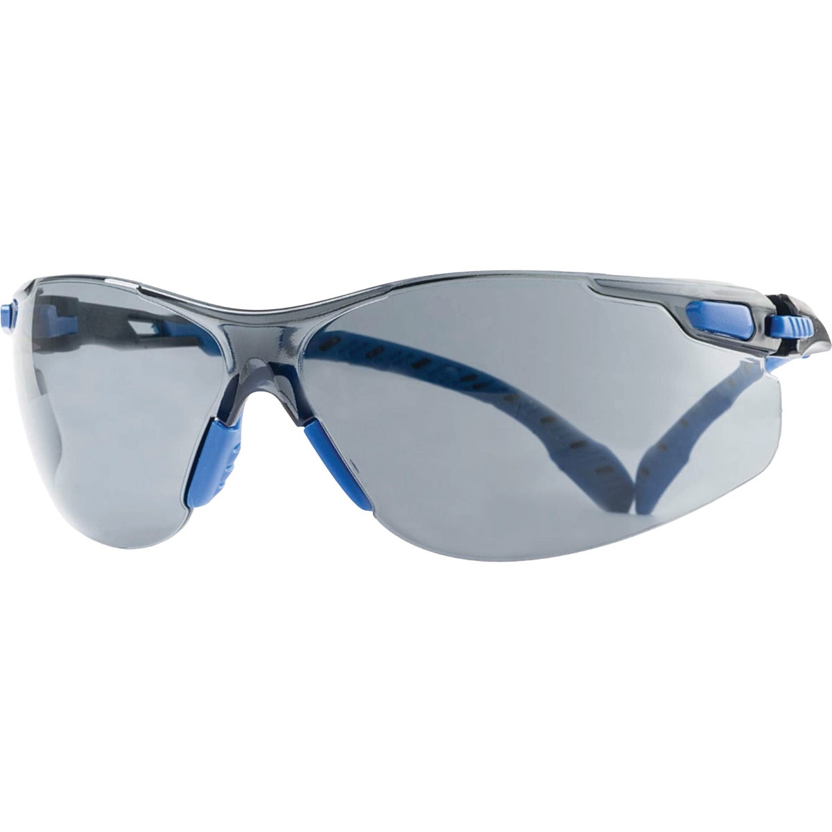 3M Black/Blue Frame Safety Glasses with Anti-Fog Scotchgard Protector Gray Lenses Image 5