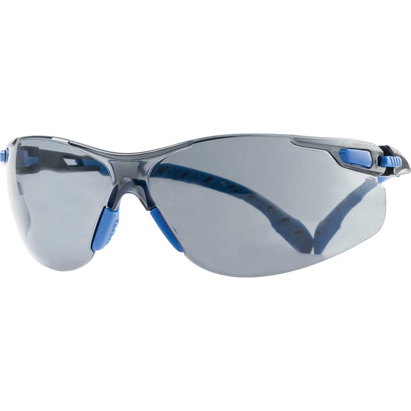 3M Black/Blue Frame Safety Glasses with Anti-Fog Scotchgard Protector Gray Lenses Image 5