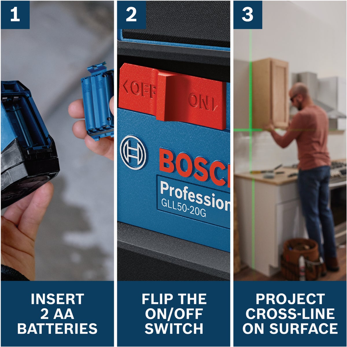 Bosch Green Self-Leveling Cross-Line Laser Level Image 6