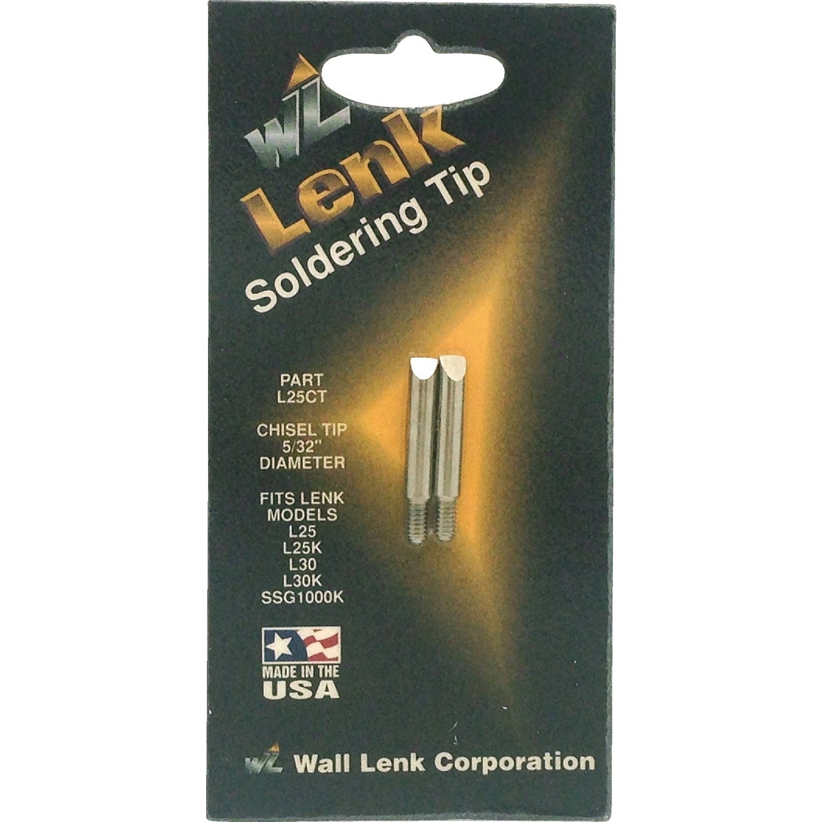 Wall Lenk 0.156 In. Soldering Iron Chisel Tip (2-Pack) Image 2