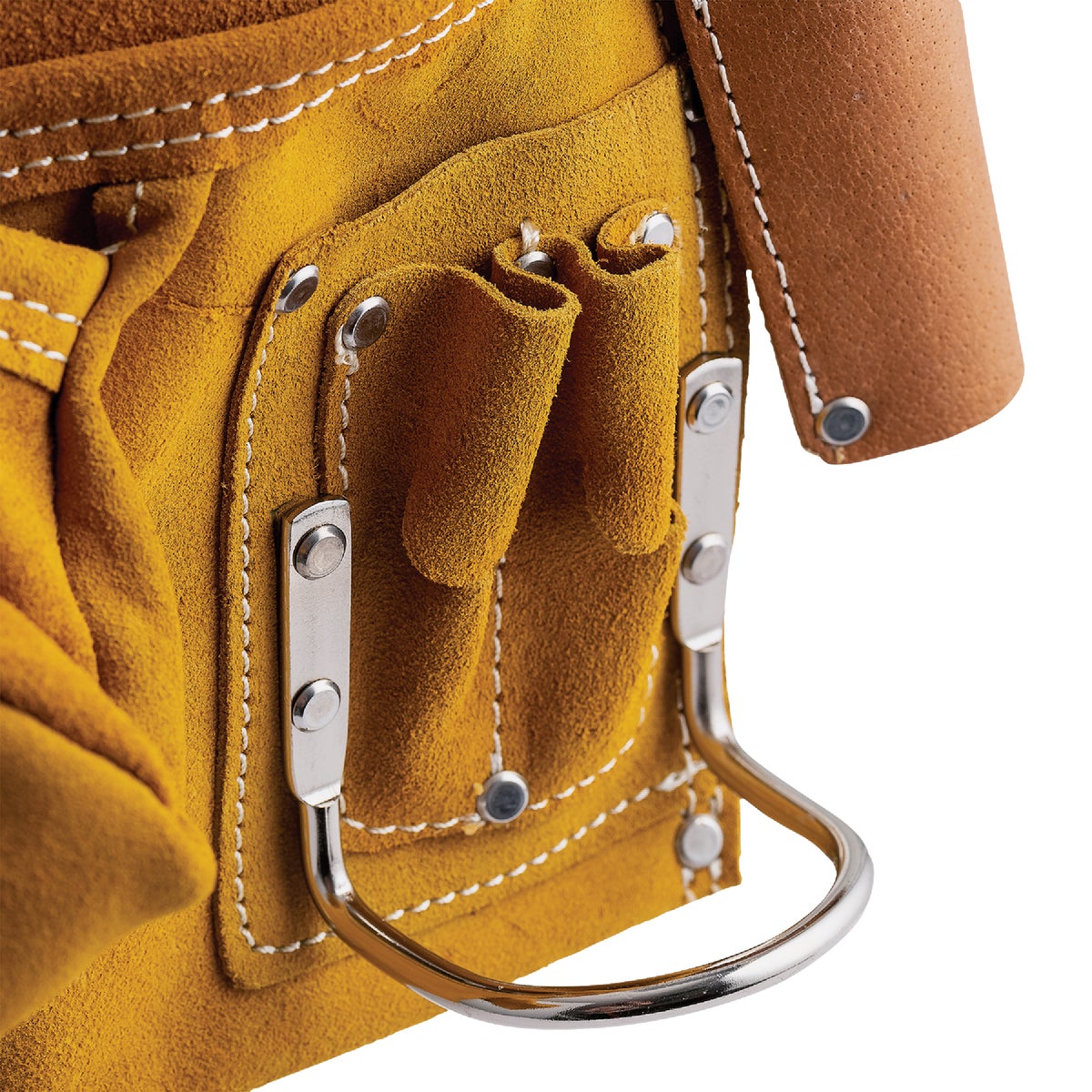 Bucket Boss 11-Pocket Suede Leather Apron Image 4