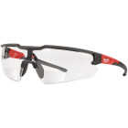 Milwaukee Red & Black Frame Safety Glasses with +1.50 Magnified Clear Anti-Scratch Lenses Image 1