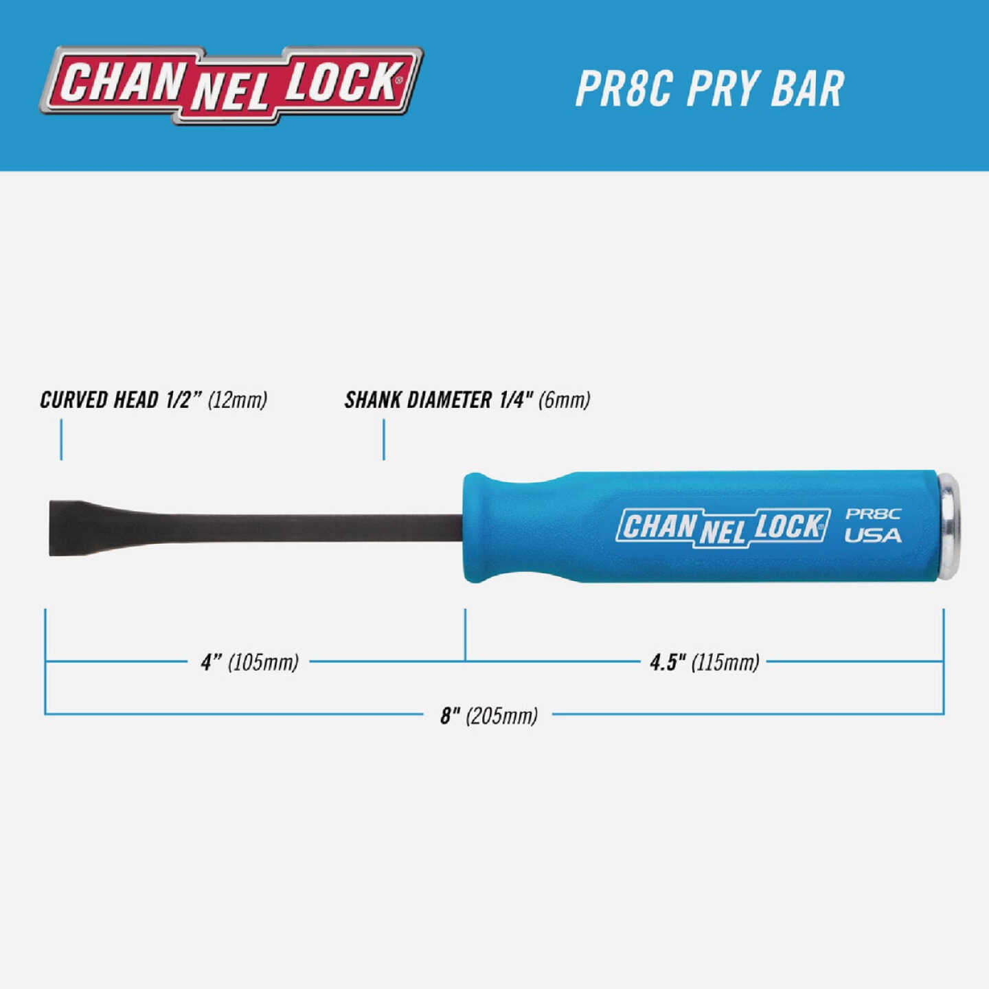 Channellock 8 In. Professional Pry Bar Image 2