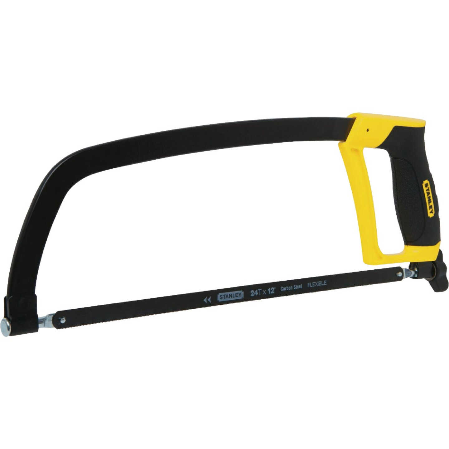 Stanley 12 In. Rubber Grip Hacksaw Image 1