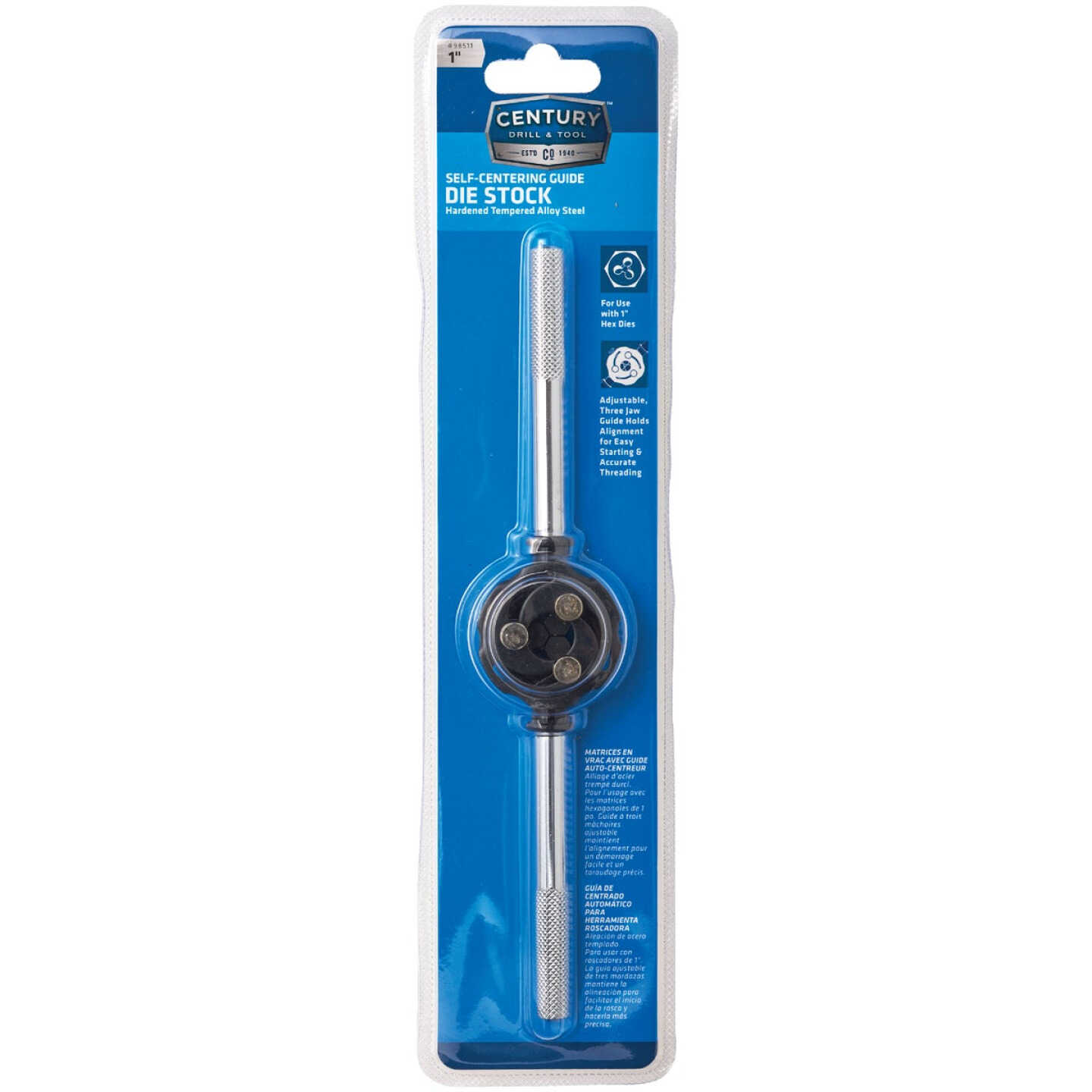 Century Drill & Tool 1 In. Self-Centering Adjustable Die Stock Image 1