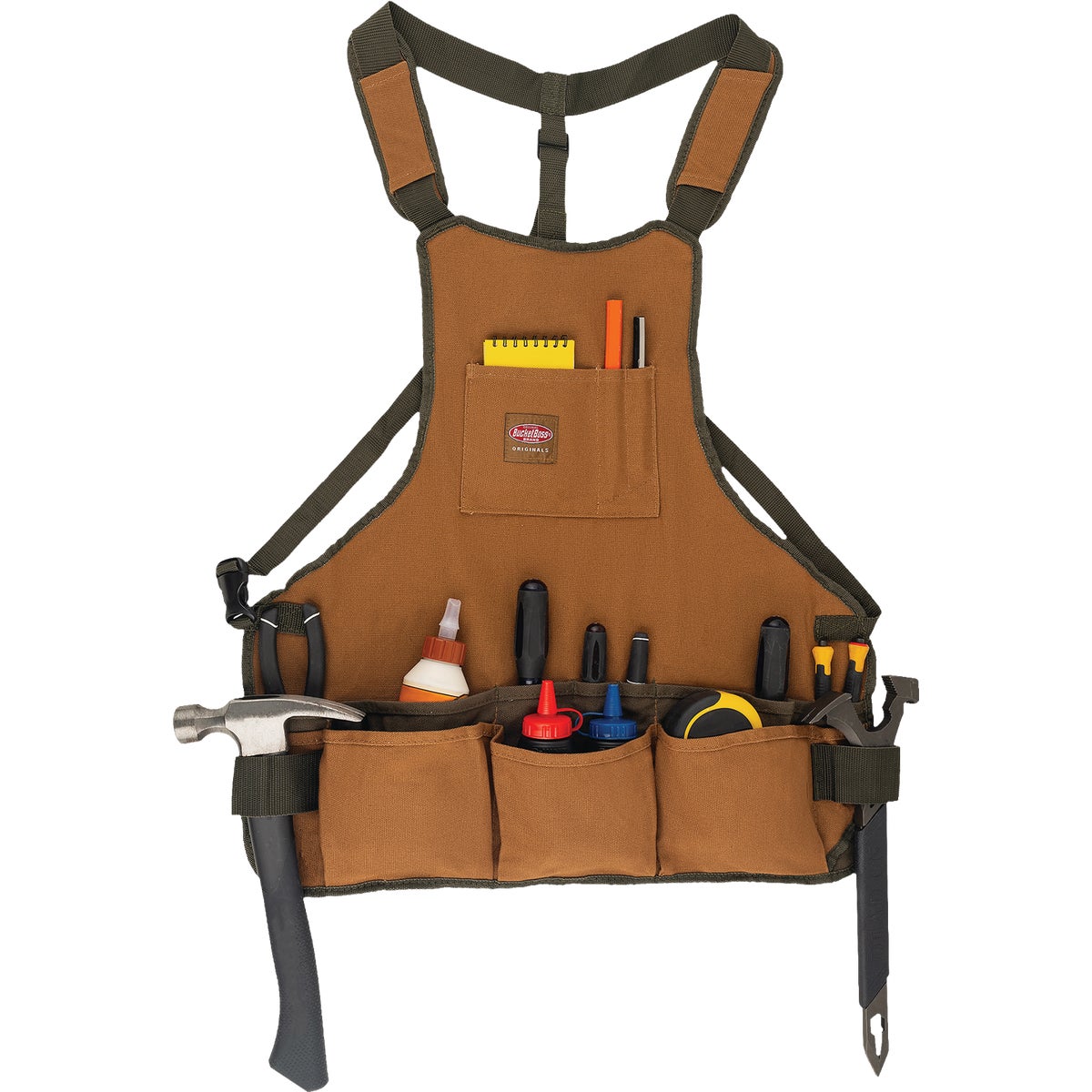 Bucket Boss SuperBib 16-Pocket Canvas Apron Image 4