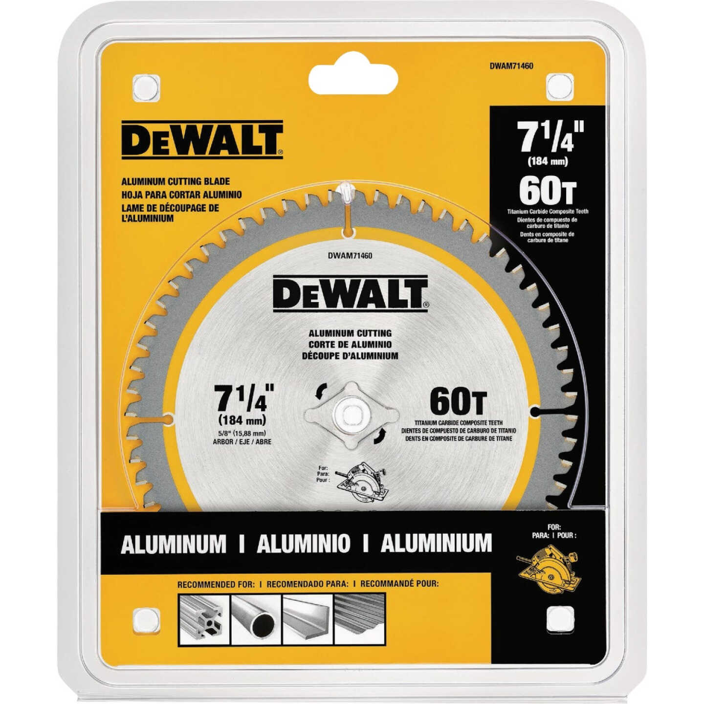 DEWALT Elite Series 7-1/4 In. 60-Tooth Circular Saw Blade Image 2
