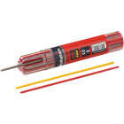 Hultafors Carpenter Pencil Refill with Smart Container, Graphite, Red & Yellow (10-Piece) Image 1