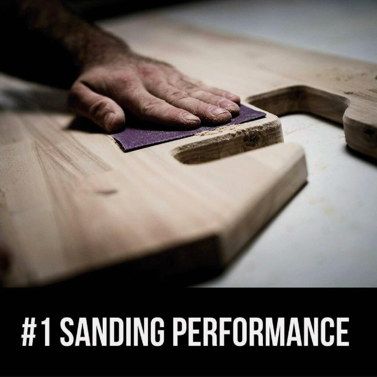 3M Pro Grade Precision 3-2/3 In. x 9 In. 320 Grit 1/3 Sheet Sandpaper with No-Slip Grip Backing (6-Pack) Image 2